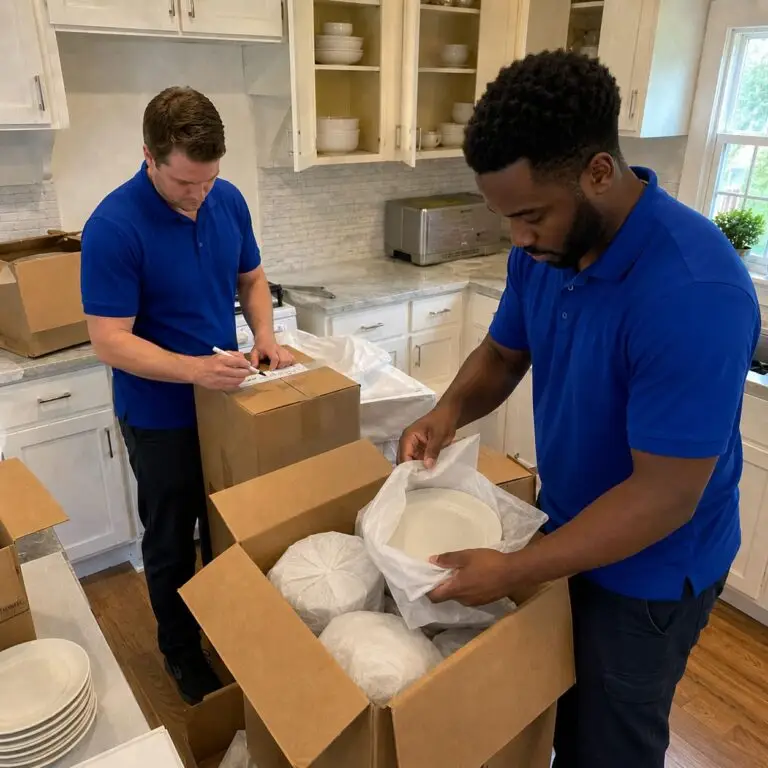 Professional kitchen packing and protective wrapping services - Packing Services