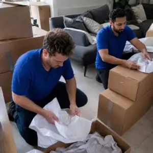 Professional lounge packing for fragile household items - Packing Services