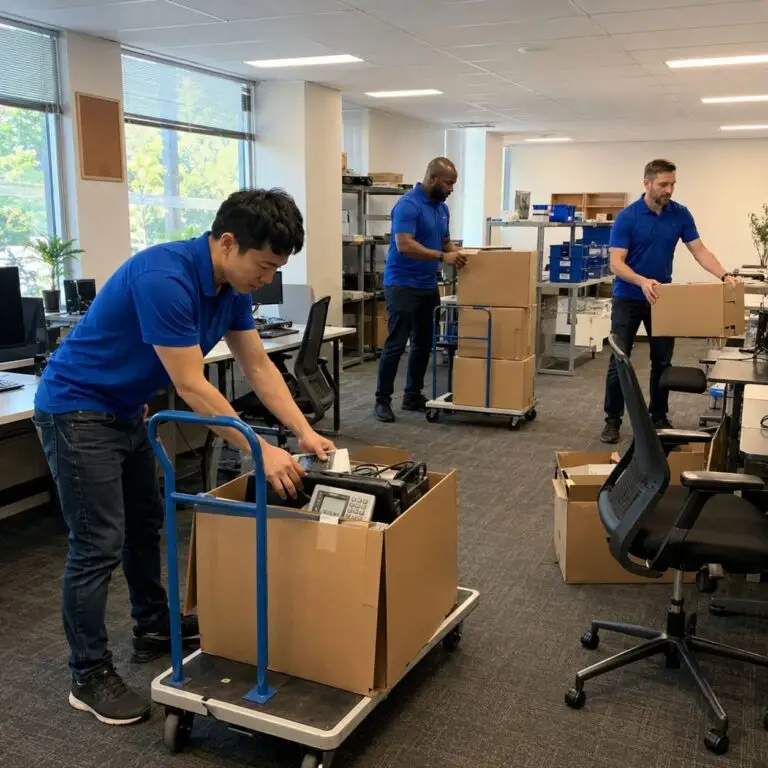 Professional office relocation and equipment packing services - Office Move Service