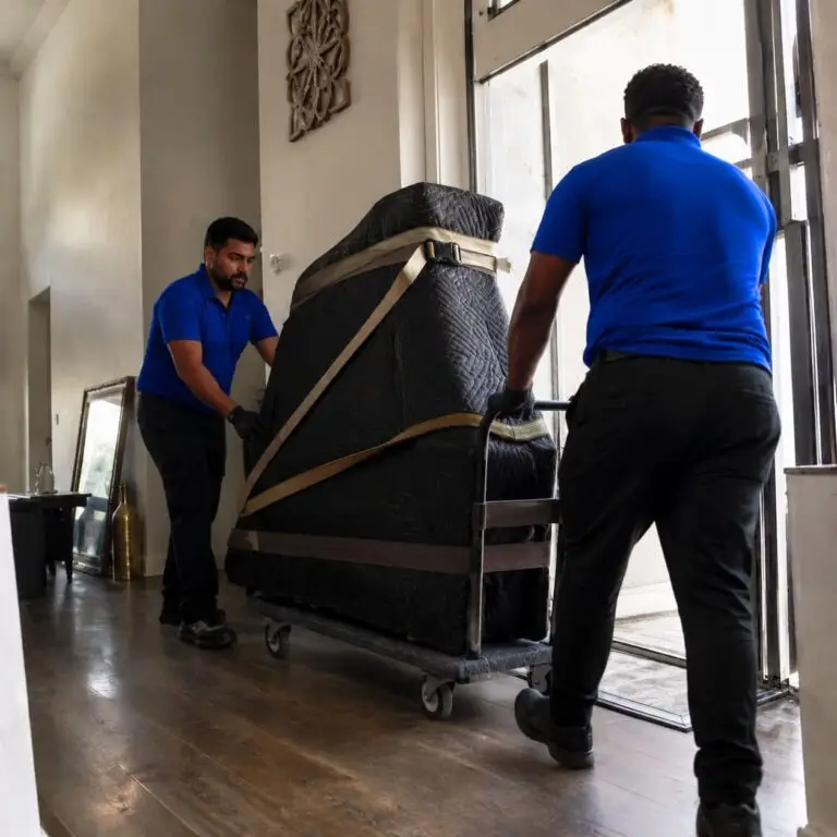Professional piano moving with careful handling and protection - Piano Removal Services