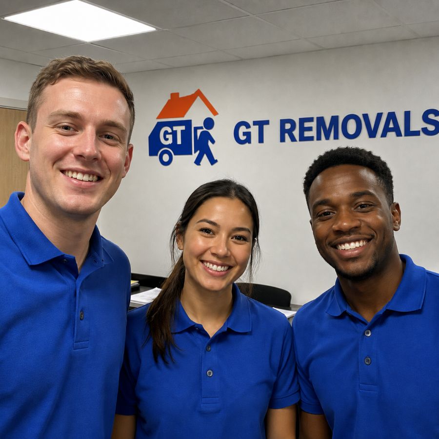 GT Removals van providing professional moving services in London